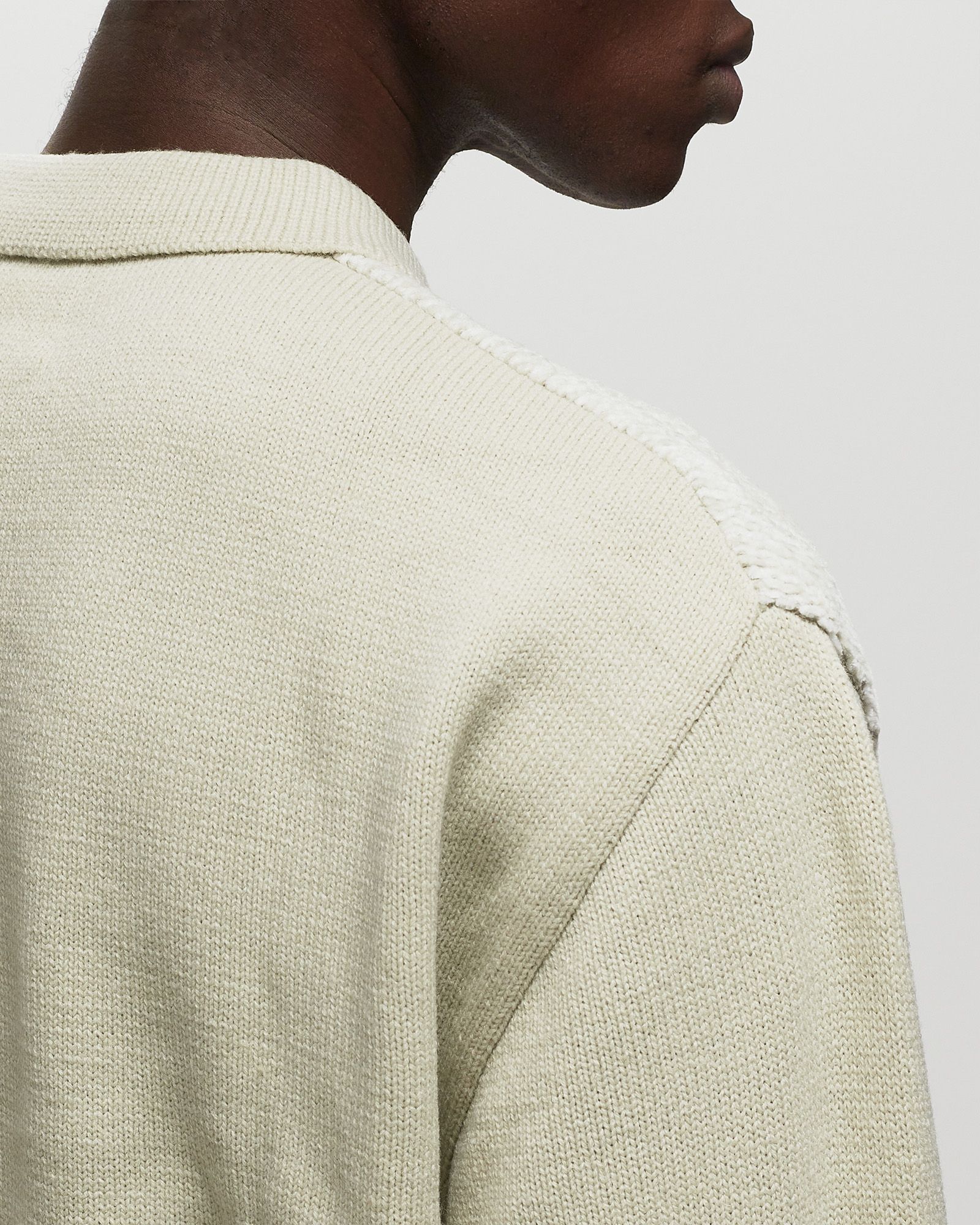 Velvet Knit Zip Polo