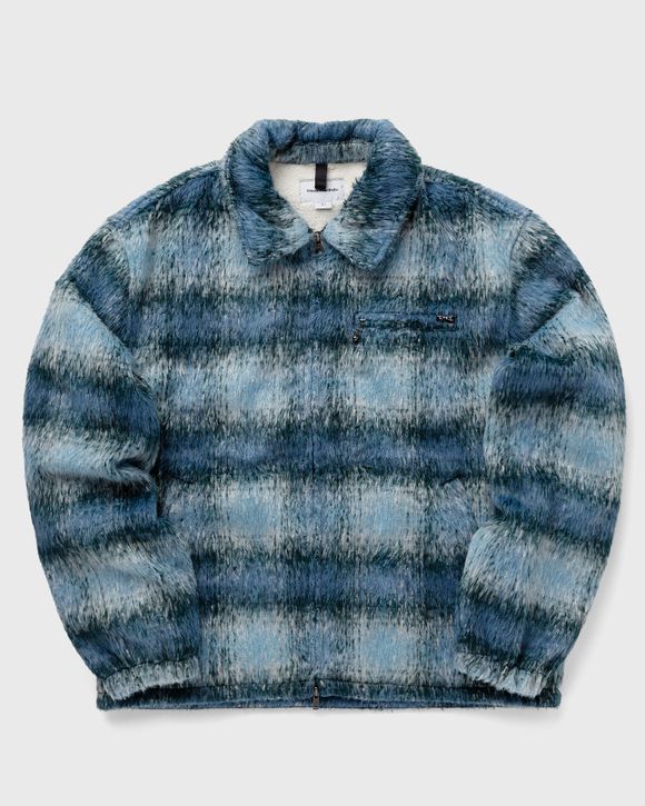 thisisneverthat Brushed Check Jacket Blue | BSTN Store