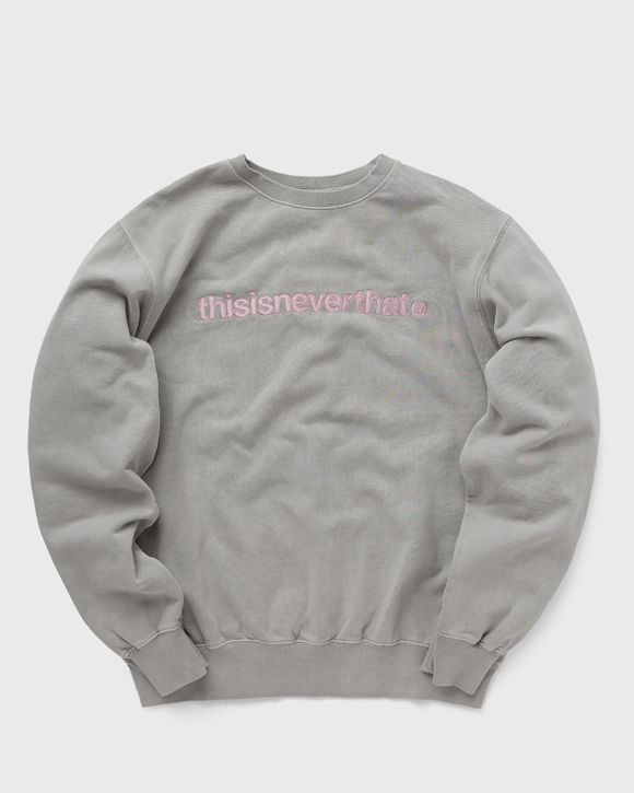 thisisneverthat T-Logo Crewneck Grey | BSTN Store