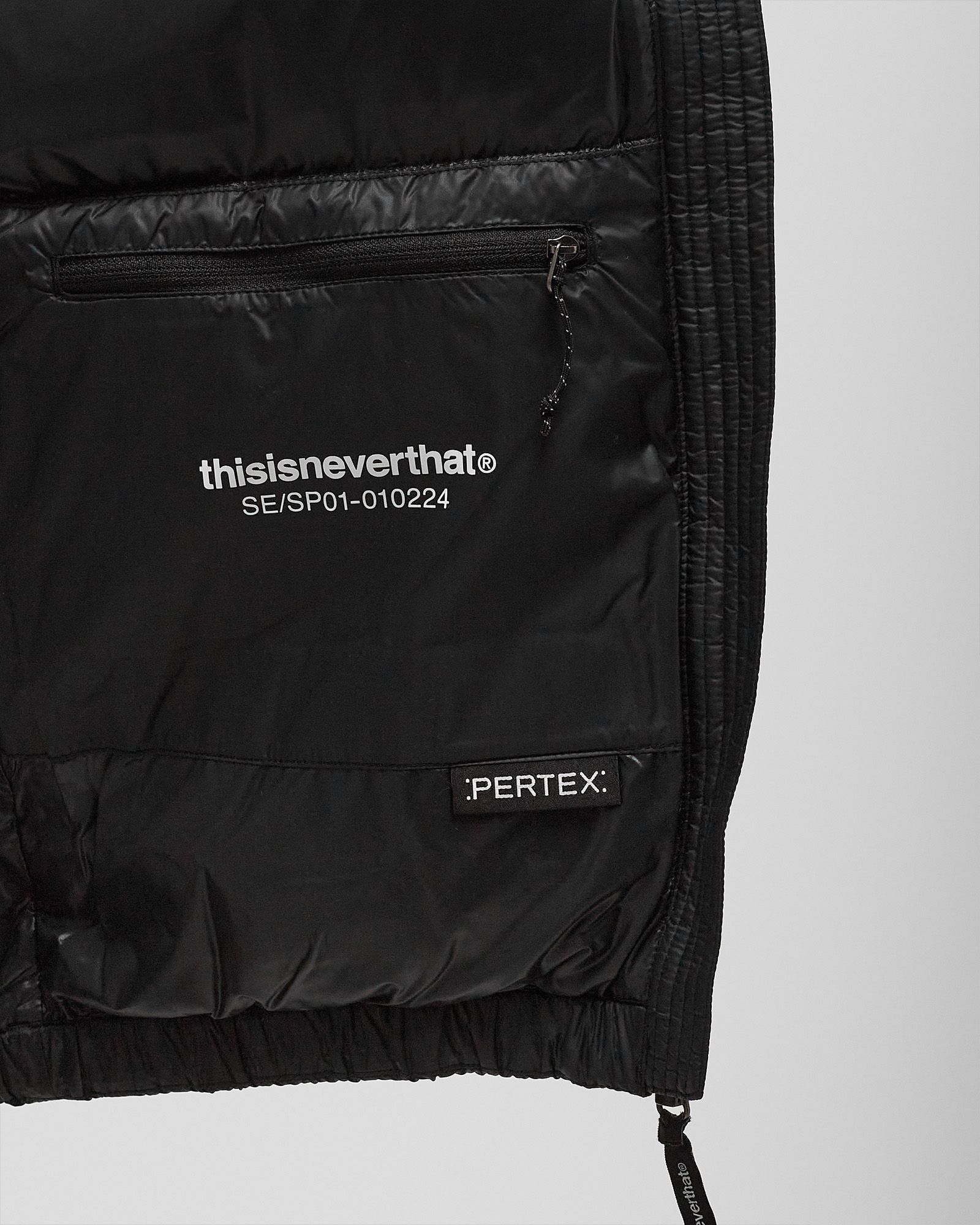 thisisneverthat PERTEX T DOWN JACKET Black | BSTN Store