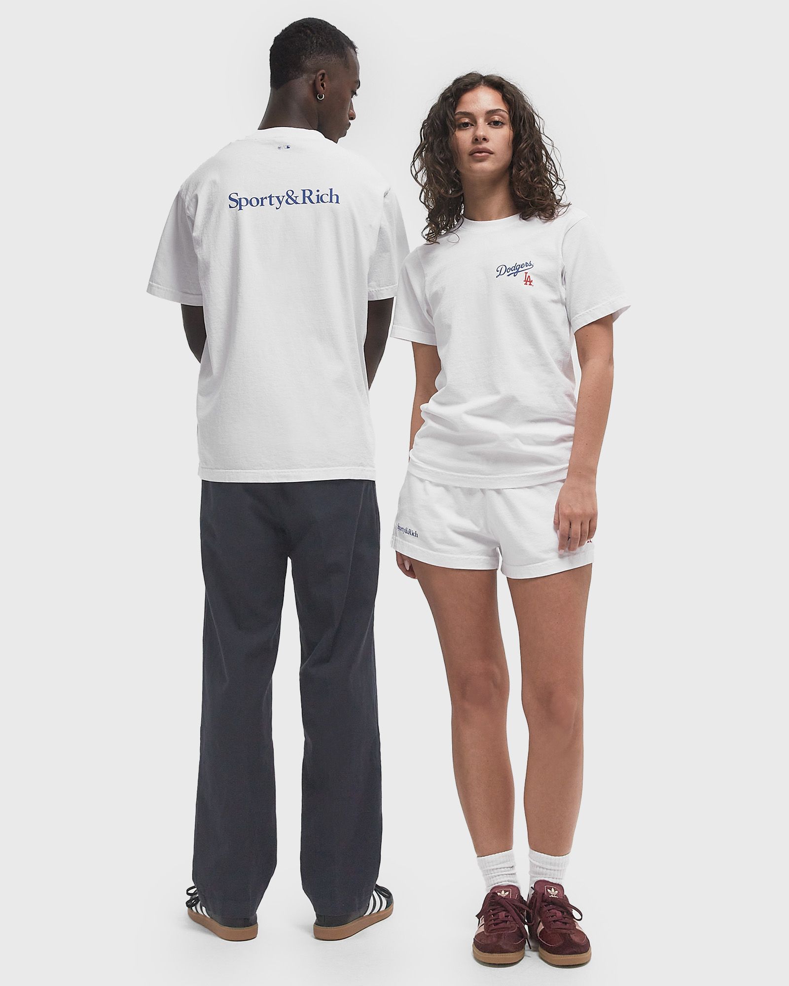 Sporty & Rich Dodgers Serif Tee White | BSTN Store