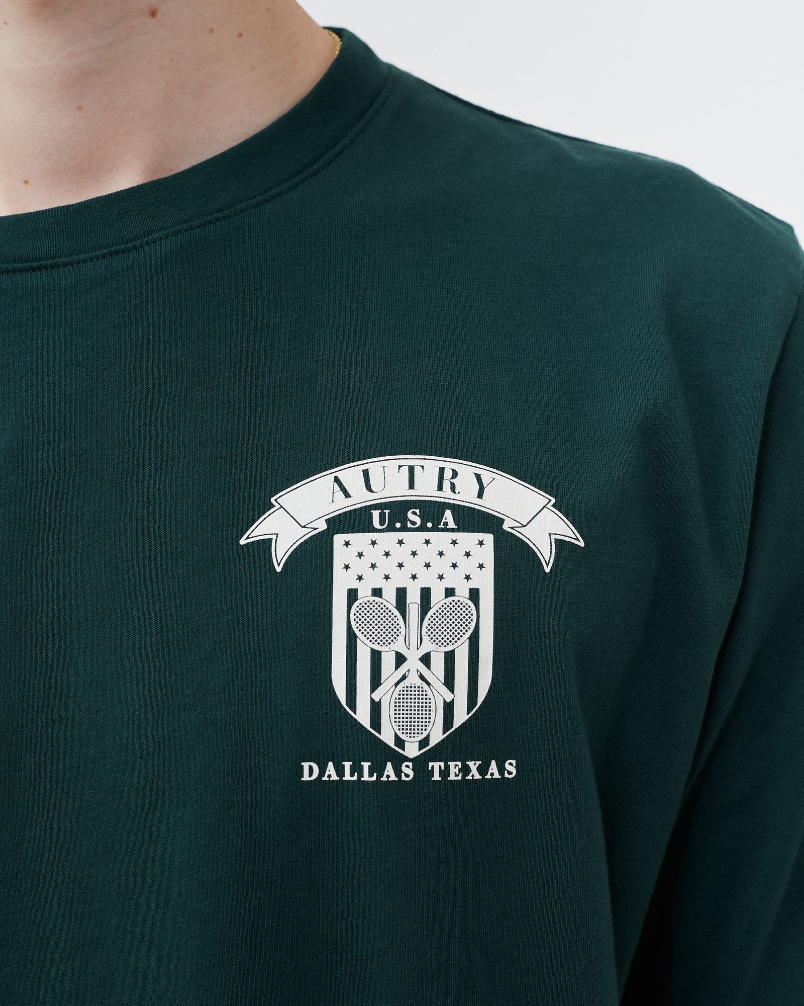 AUTRY TENNIS CLUB BADGE TEE