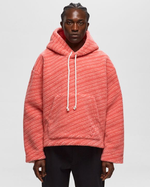 JW Anderson RELAXED FIT HOODIE Pink | BSTN Store