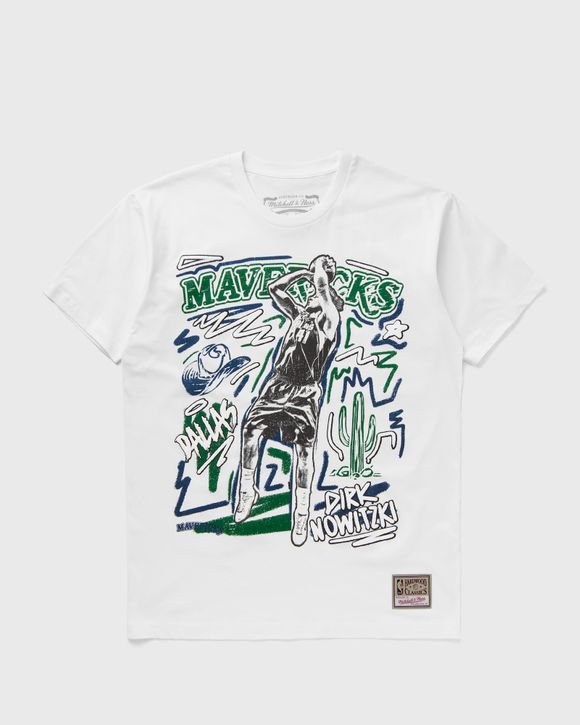 NBA CHALKED UP TEE DALLAS MAVERICKS DIRK NOWITZKI
