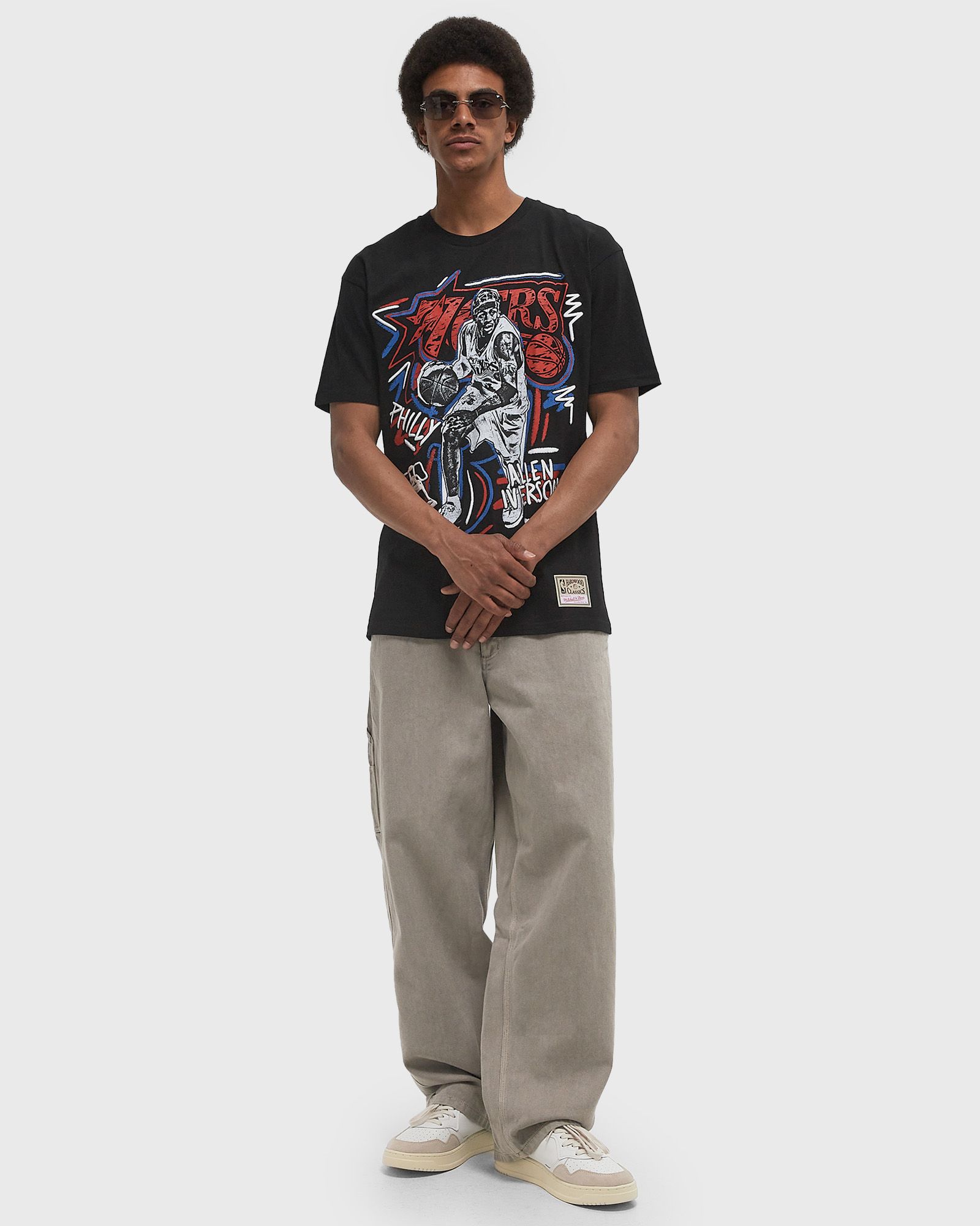 NBA CHALKED UP TEE PHILADELPHIA 76ERS ALLEN IVERSON