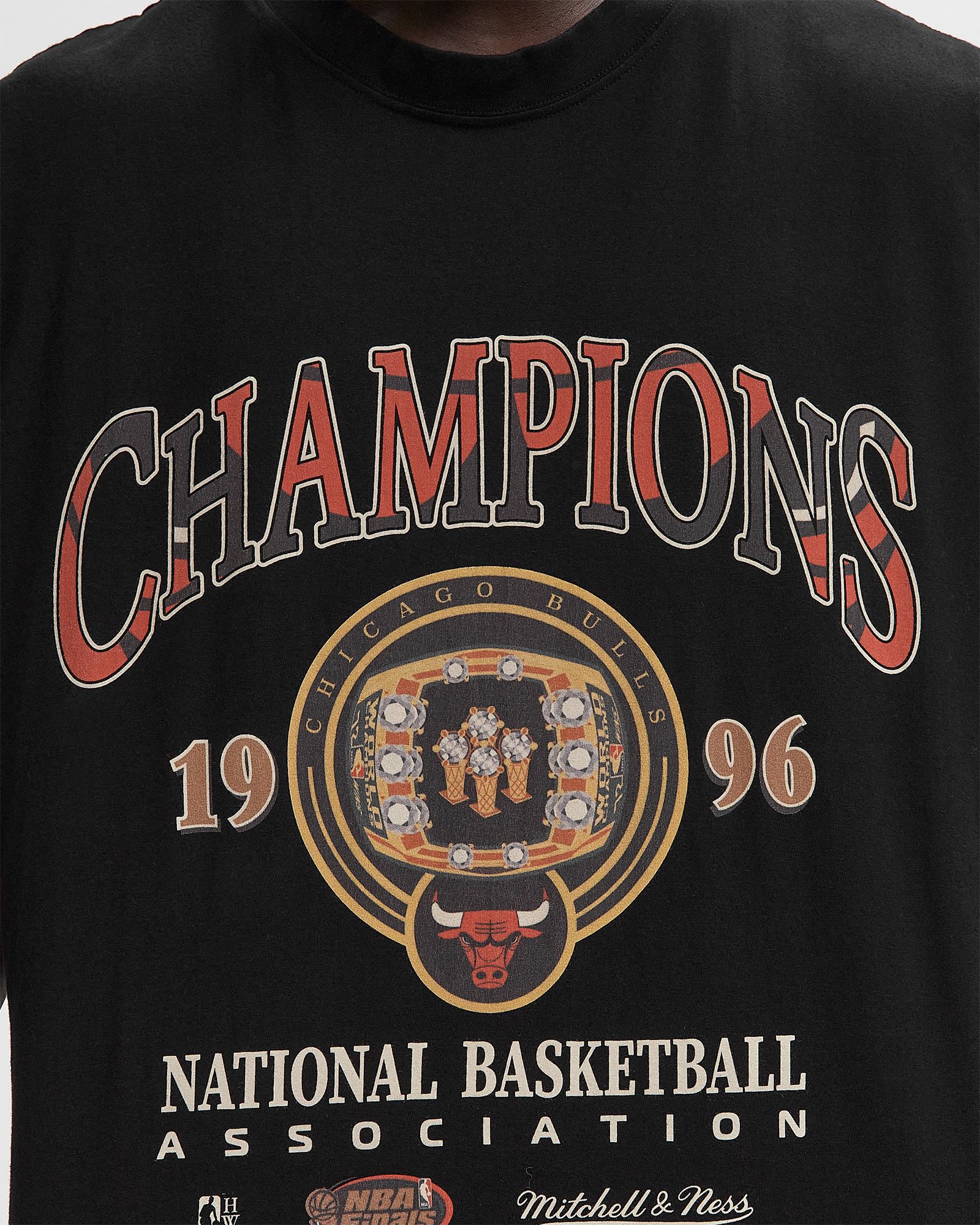 NBA CHAMPIONSHIP RINGS SLEEVELESS TEE CHICAGO BULLS 1996