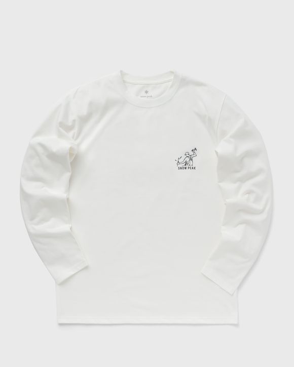 Foam Printed L/S T shirt Snow Peak