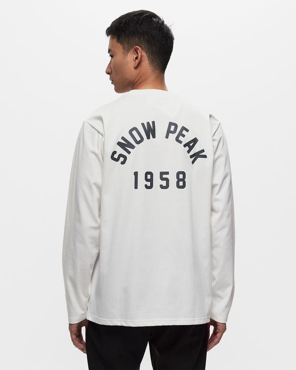 Foam Printed L/S T shirt Snow Peak