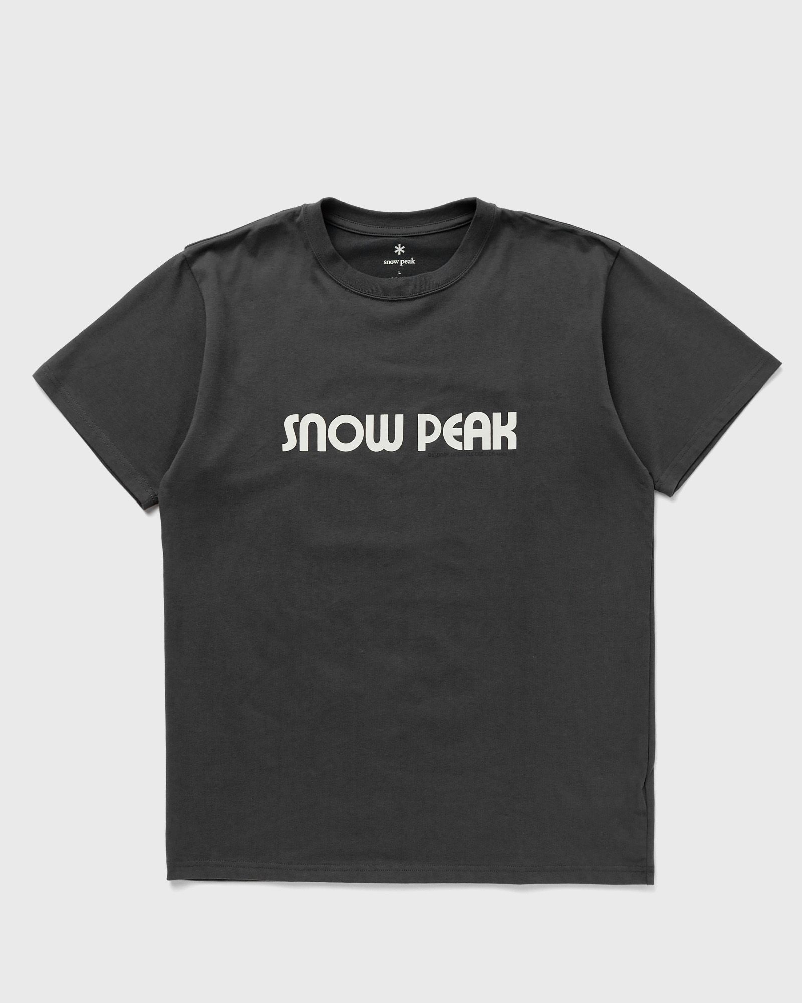 Snow Peak - land station t shirt men shortsleeves black in größe:l