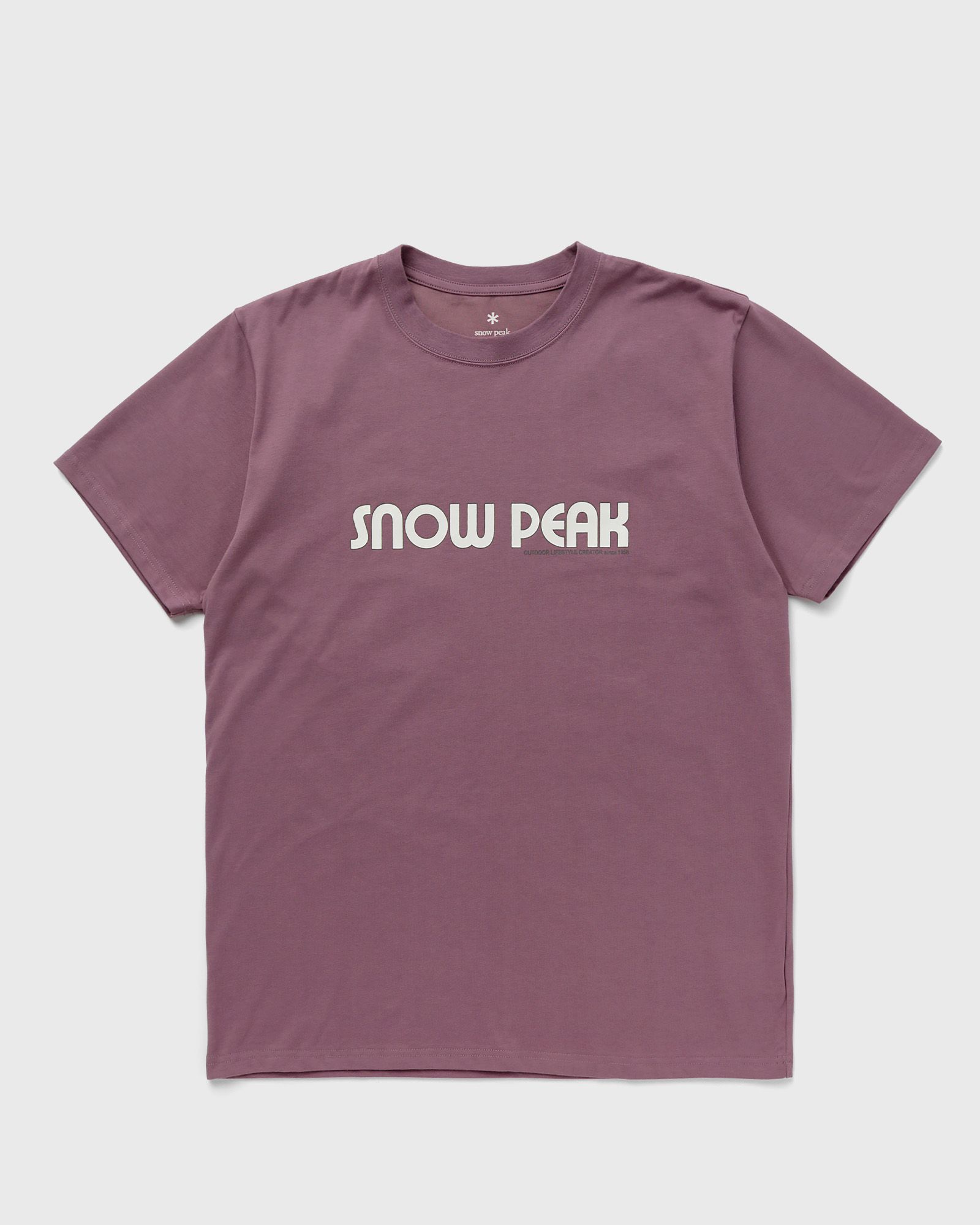 Snow Peak - land station t shirt men shortsleeves pink in größe:l