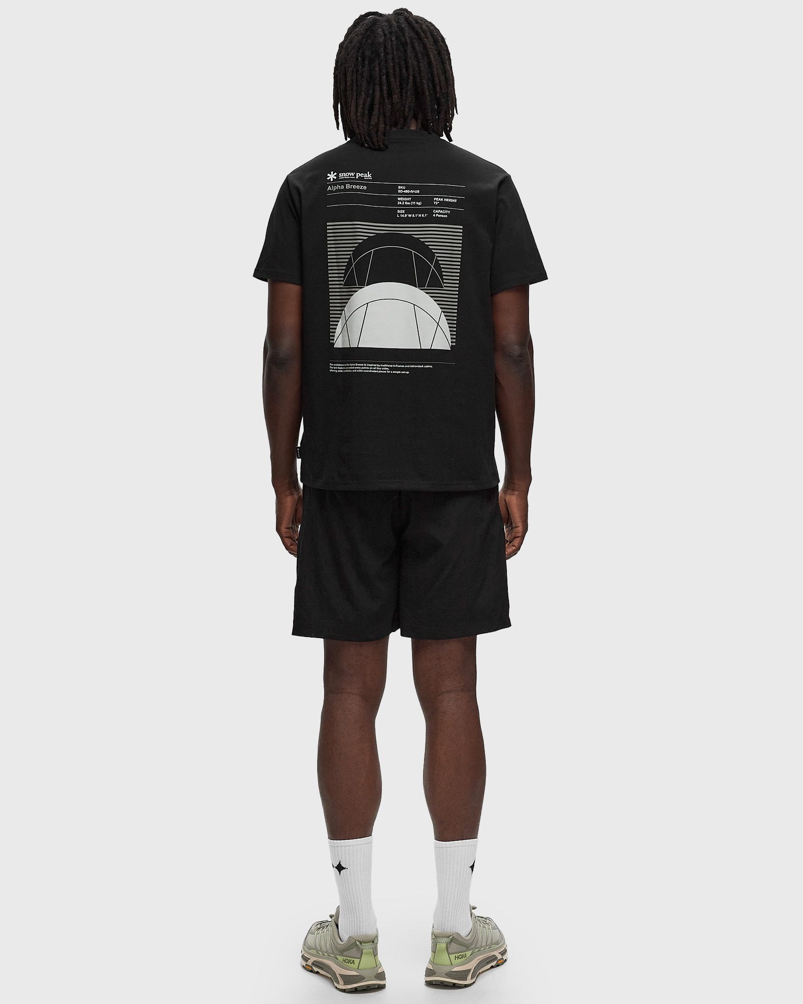 ALPHA BREEZE TYPOGRAPHY T-SHIRT