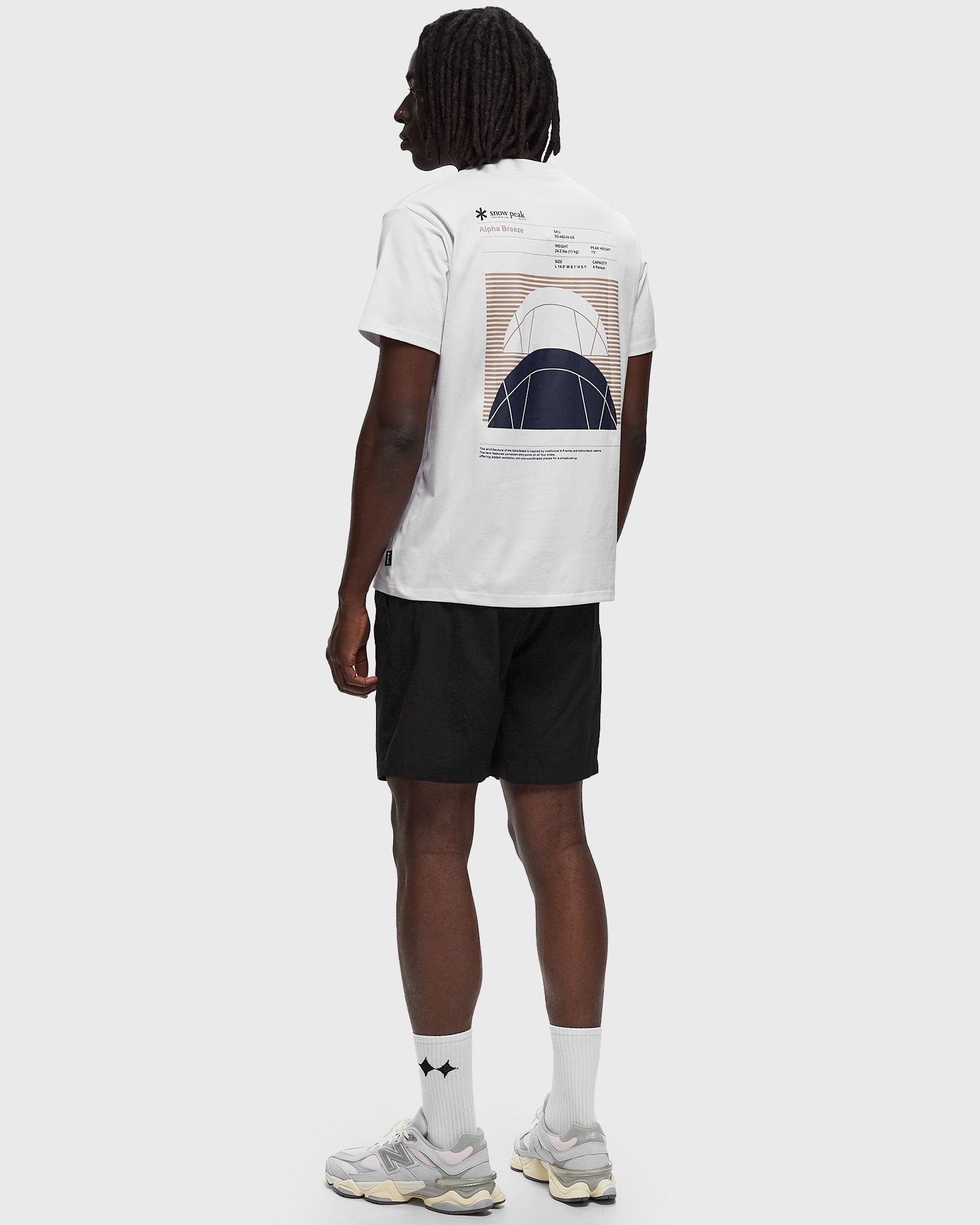 ALPHA BREEZE TYPOGRAPHY T-SHIRT