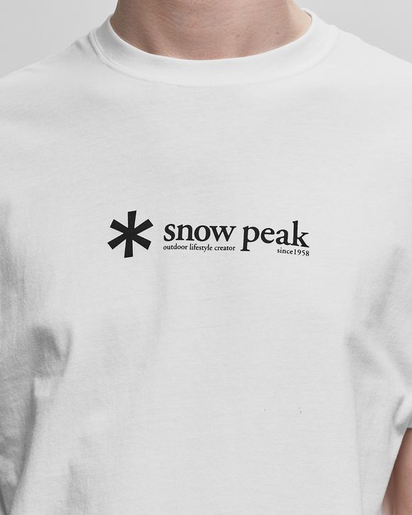 Snow Peak SOFT COTTON LOGO SHORT SLEEVE T-SHIRT White BSTN Store