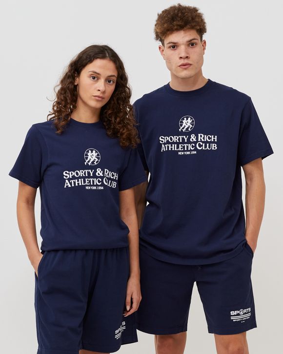 Sporty & Rich S&R Athletic Club T Blue | BSTN Store