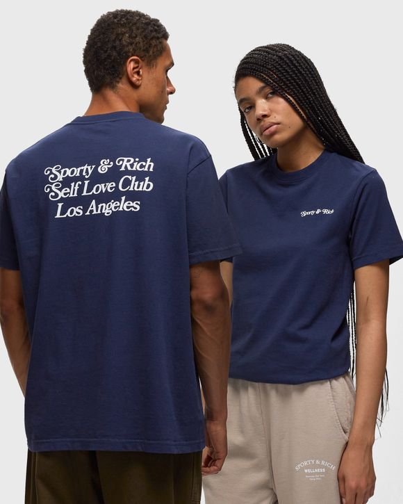 Sporty & Rich SELF LOVE CLUB T SHIRT Blue | BSTN Store