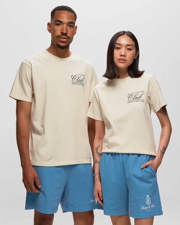 Tシャツ・カットソー Sporty & Rich Men's 94 Country Club Tee Ivory TS831CR Sporty & Rich 94 COUNTRY CLUB TSHIRT Beige | BSTN Store