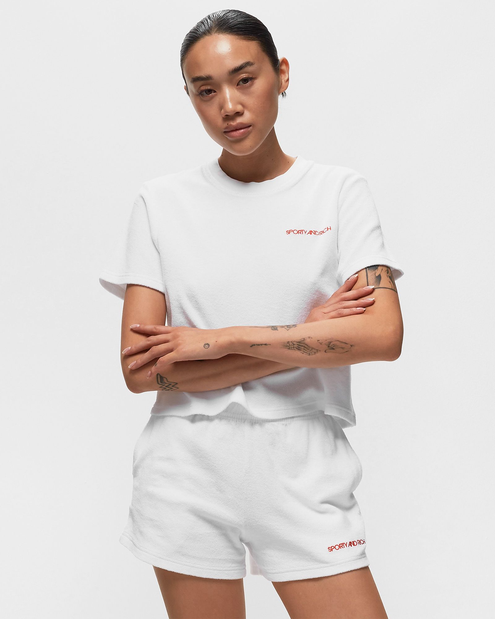 Disco Terry Cropped Tee