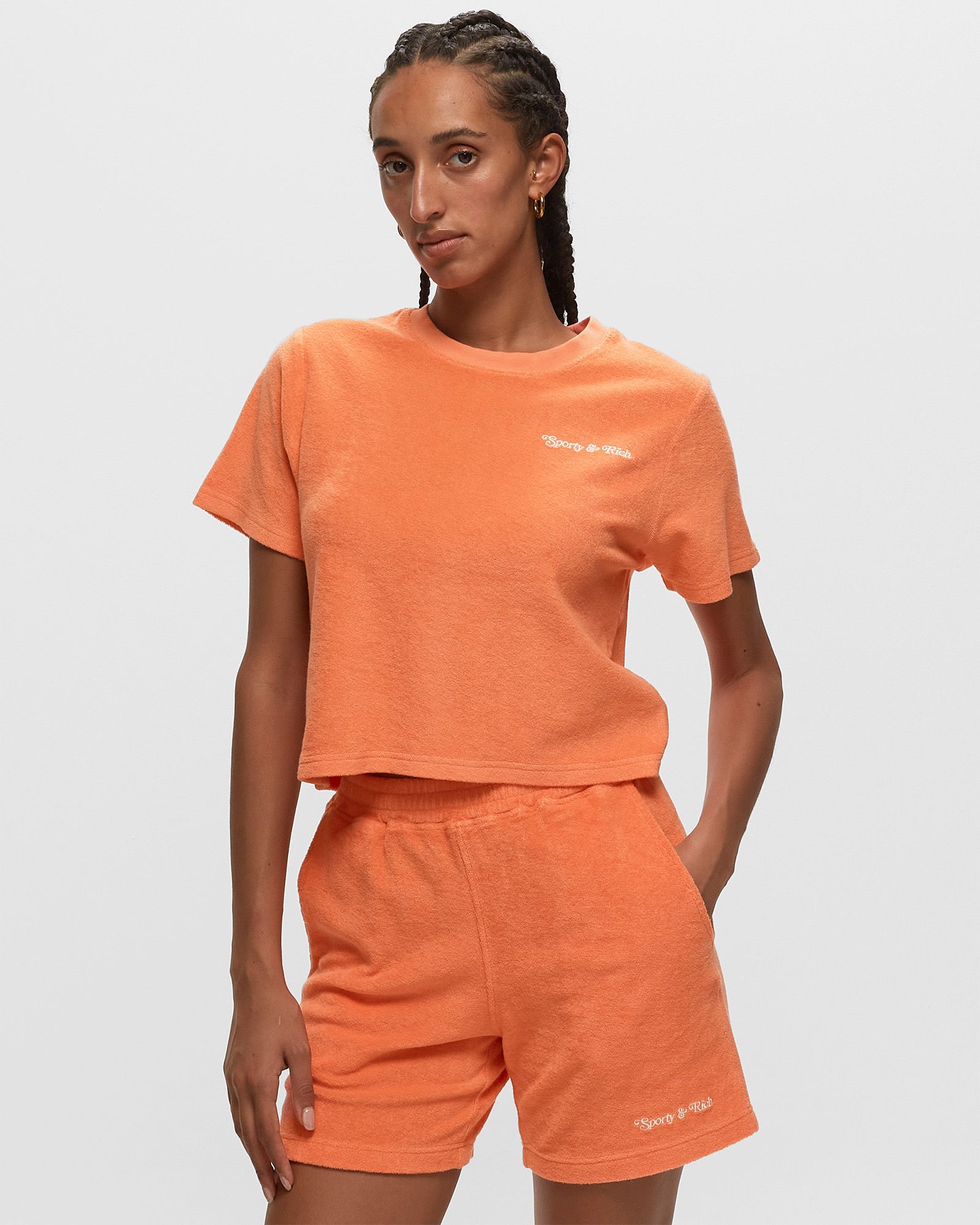 New York Tennis Club Terry Cropped Tee