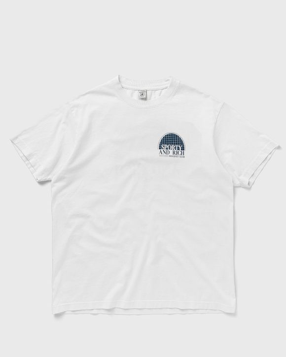 Sporty & Rich Racquet Club T Shirt White - WHITE/NAVY