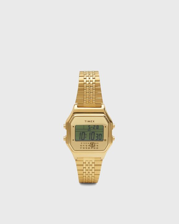 x MM6 T80 Gold-Tone Watch & Bracelet