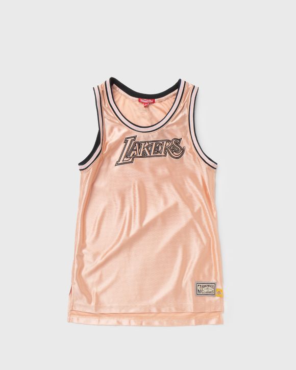 Mitchell & Ness Womens Dazzle TANK-LOS Angeles Lakers Women Tops & Tanks Red in Size:M