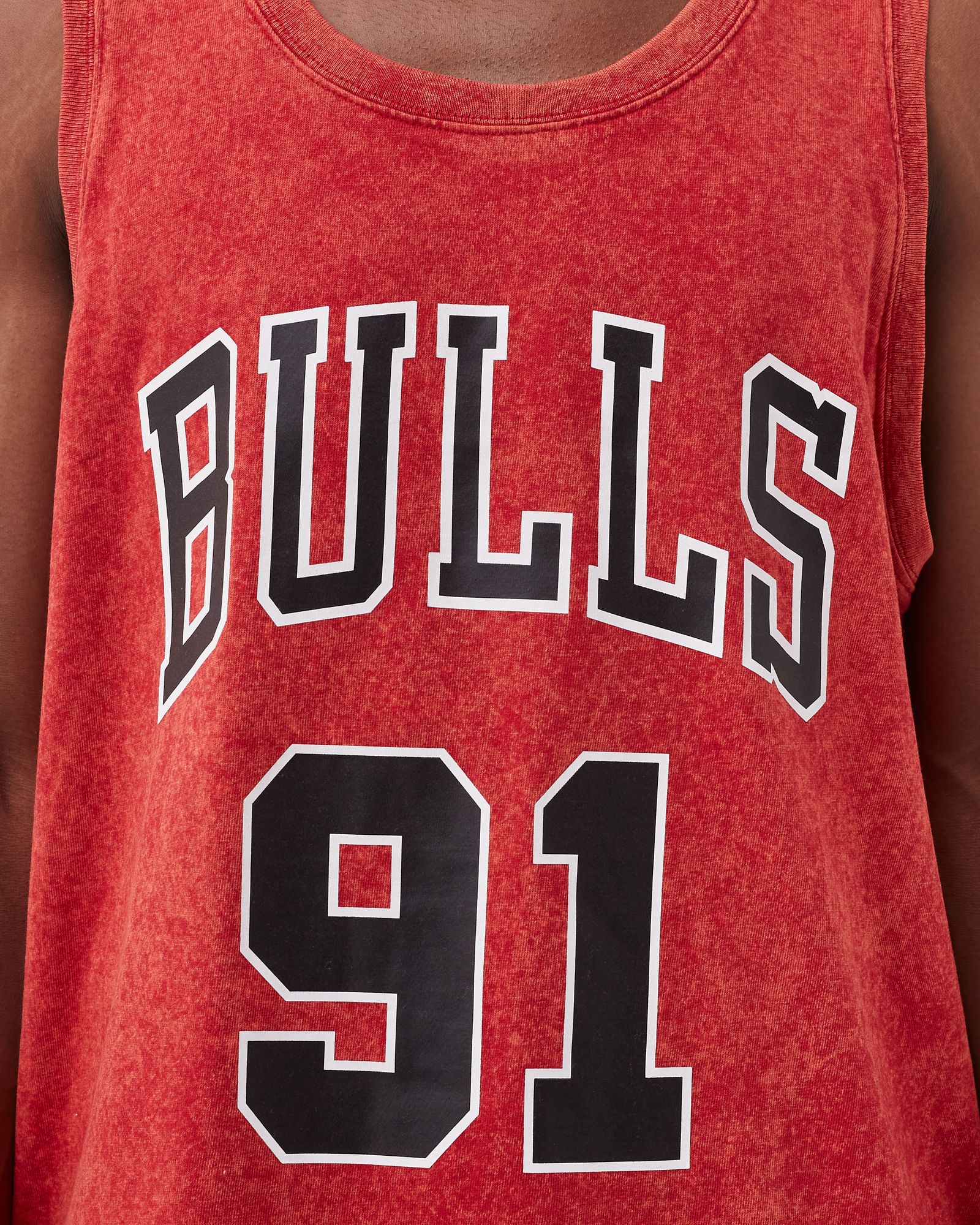 CHICAGO BULLS Quintessential Acid Wash Tank Top