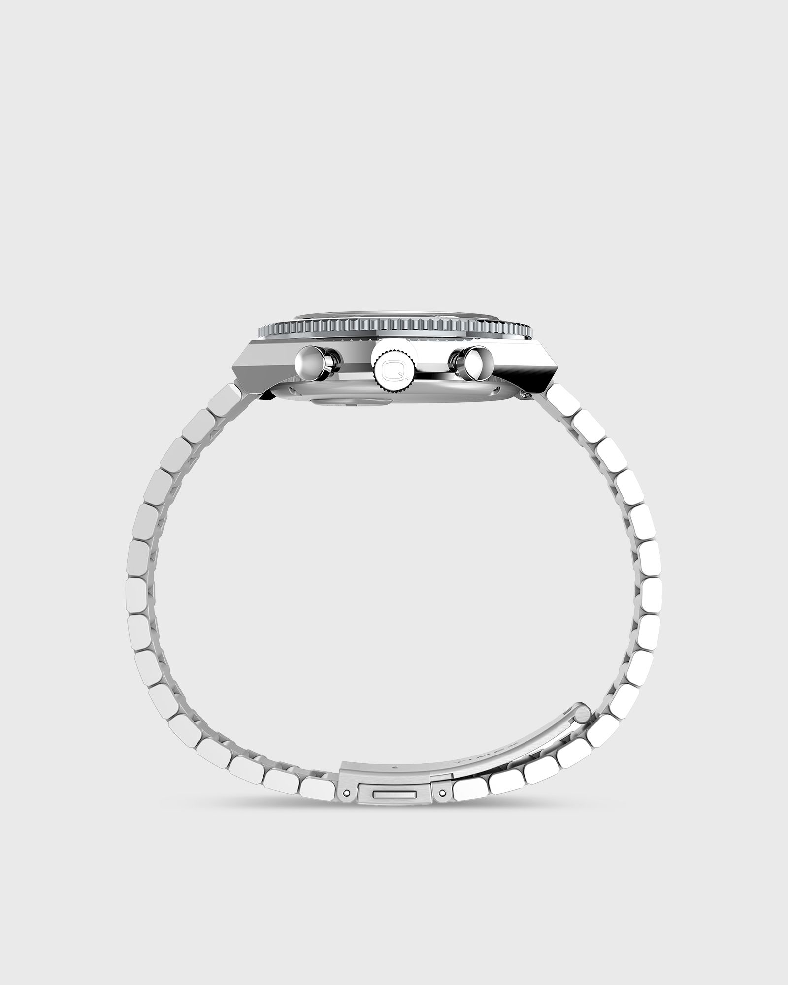 Q Timex 3 Time Zone Chronograph