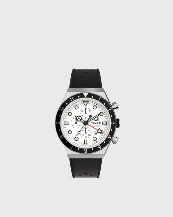 Q Timex 3 Time Zone Chronograph
