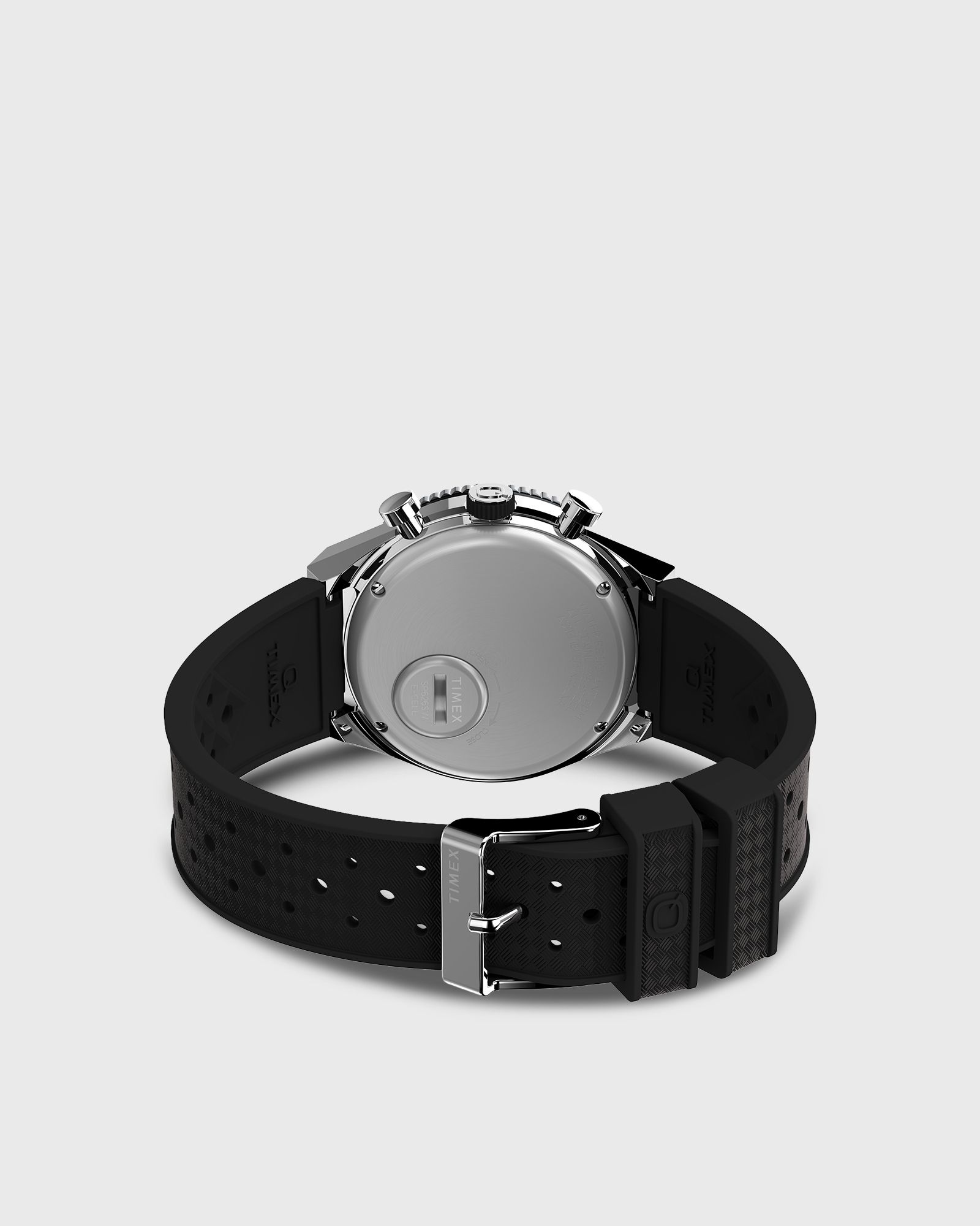 Q Timex 3 Time Zone Chronograph