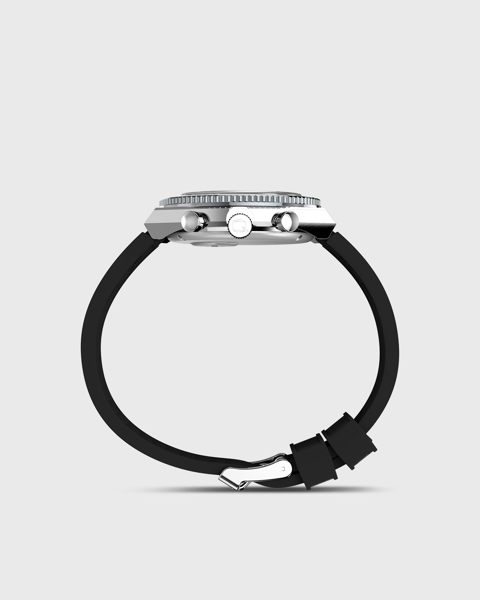 Q Timex 3 Time Zone Chronograph