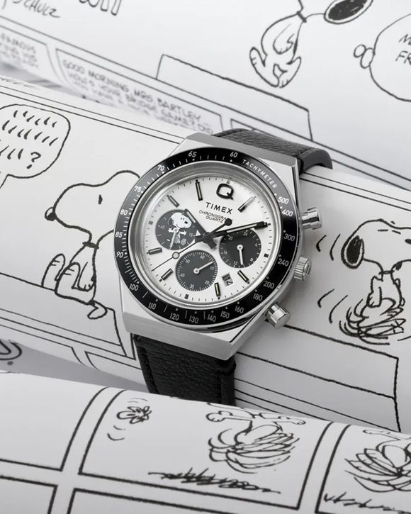 Q Timex Chrono Snoopy