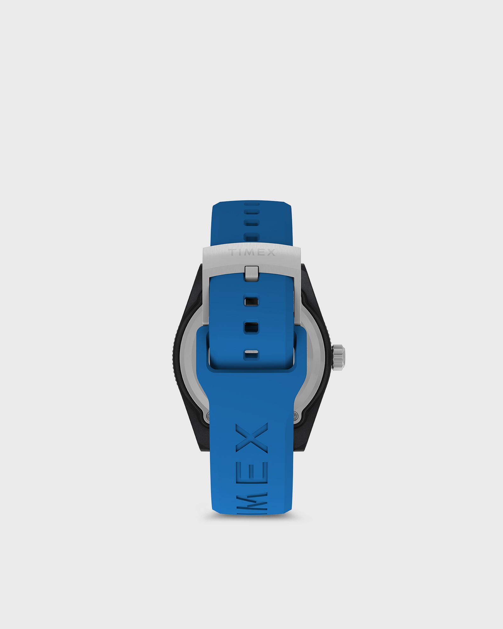 Deep Water Reef 200 Composite Black Dial Blue Rubber Strap 43mm case