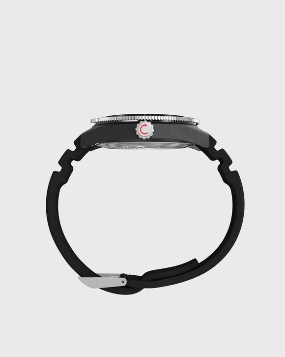 Deep Water Reef 200 Composite Black Dial Black Rubber Strap 43mm case