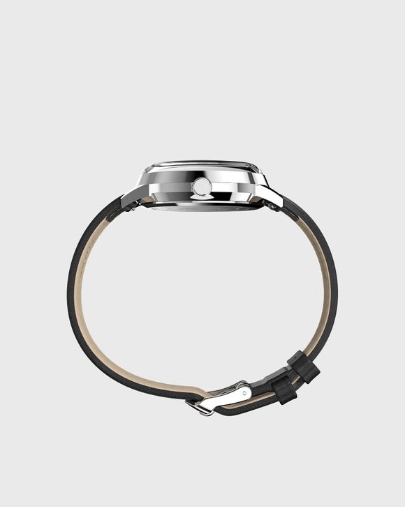 Peanuts Marlin 38mm Snoopy 75th Anniversary White Dial and Black Leather Strap 38mm case