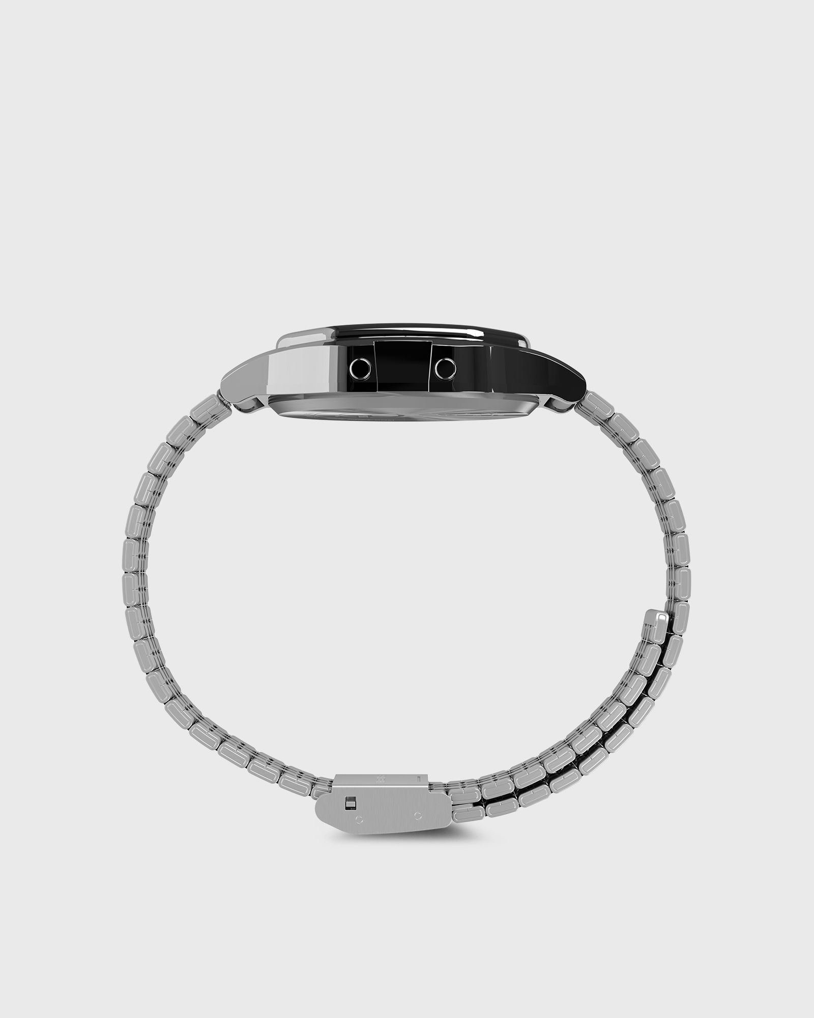 Peanuts 75th Anniversary T-80 Silver Tone Case and Stainless Steel Bracelet 34mm case