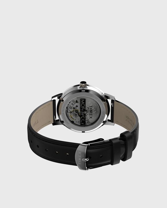 X Monopoly Marlin 38Mm Sst Case Silver Dial Black Strap