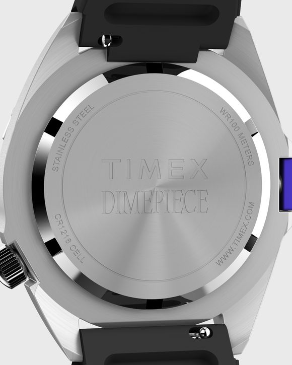 X DIMEPIECE SPORT SST CASE CREAM DIAL BLACK STRAP