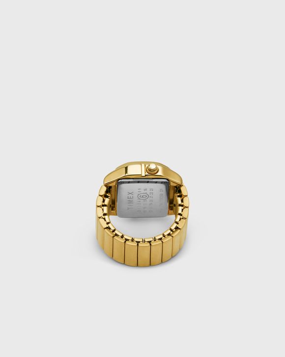 x MM6 T80 Gold-Tone Ring Watch - M/L
