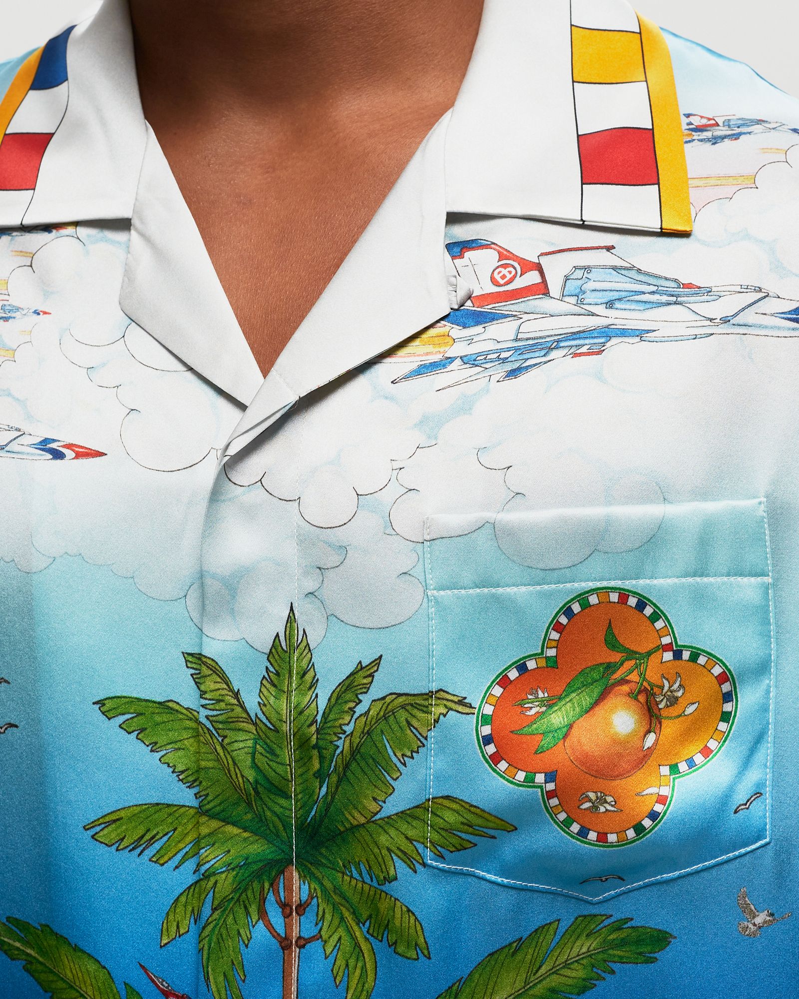 CUBAN COLLAR LONG SLEEVE SHIRT