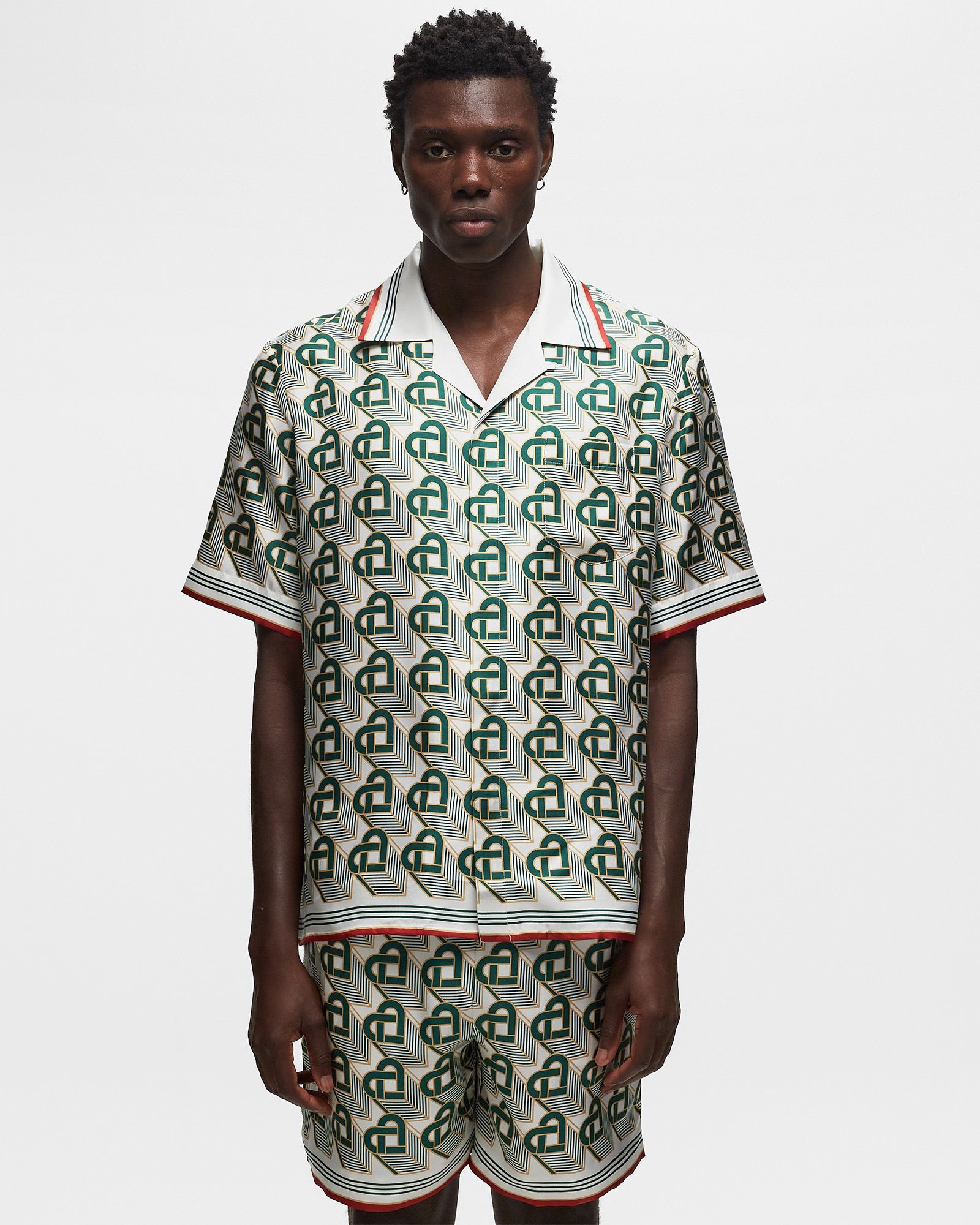 CUBAN COLLAR SHORT SLEEVE SHIRT
