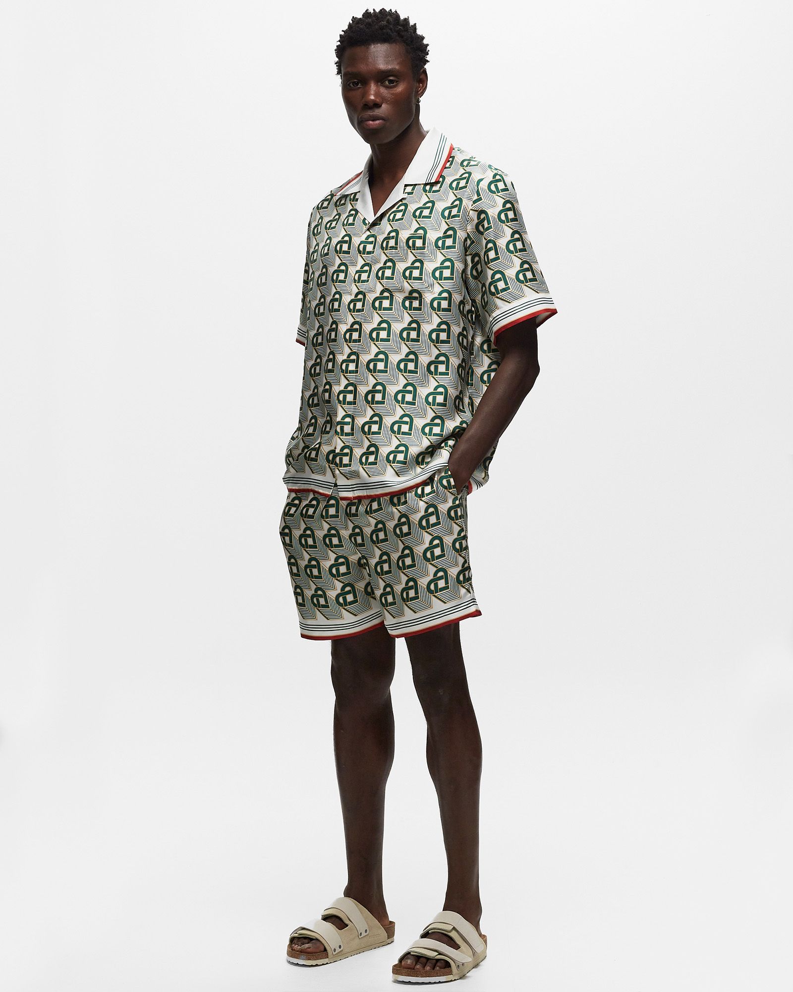 CUBAN COLLAR SHORT SLEEVE SHIRT