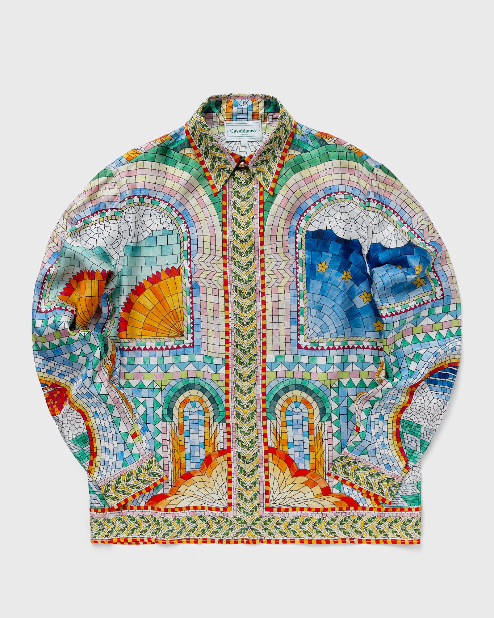 LONG SLEEVE SILK SHIRT