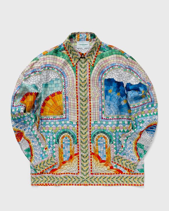 Casablanca LONG SLEEVE SILK SHIRT Multi | BSTN Store