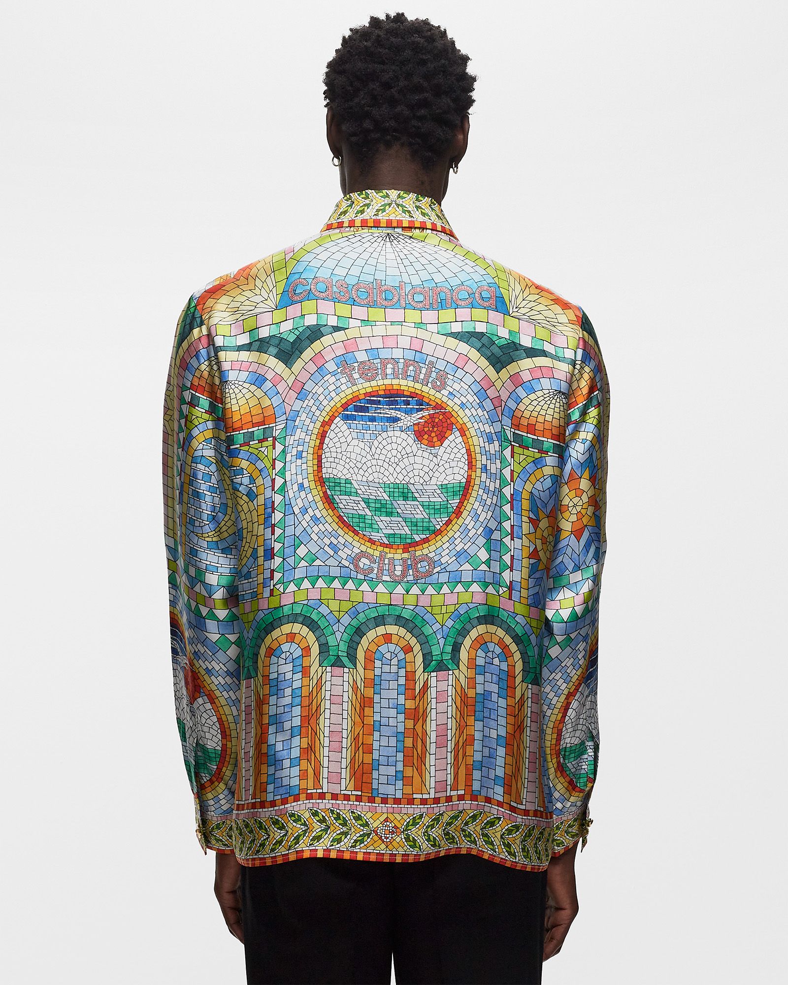 LONG SLEEVE SILK SHIRT