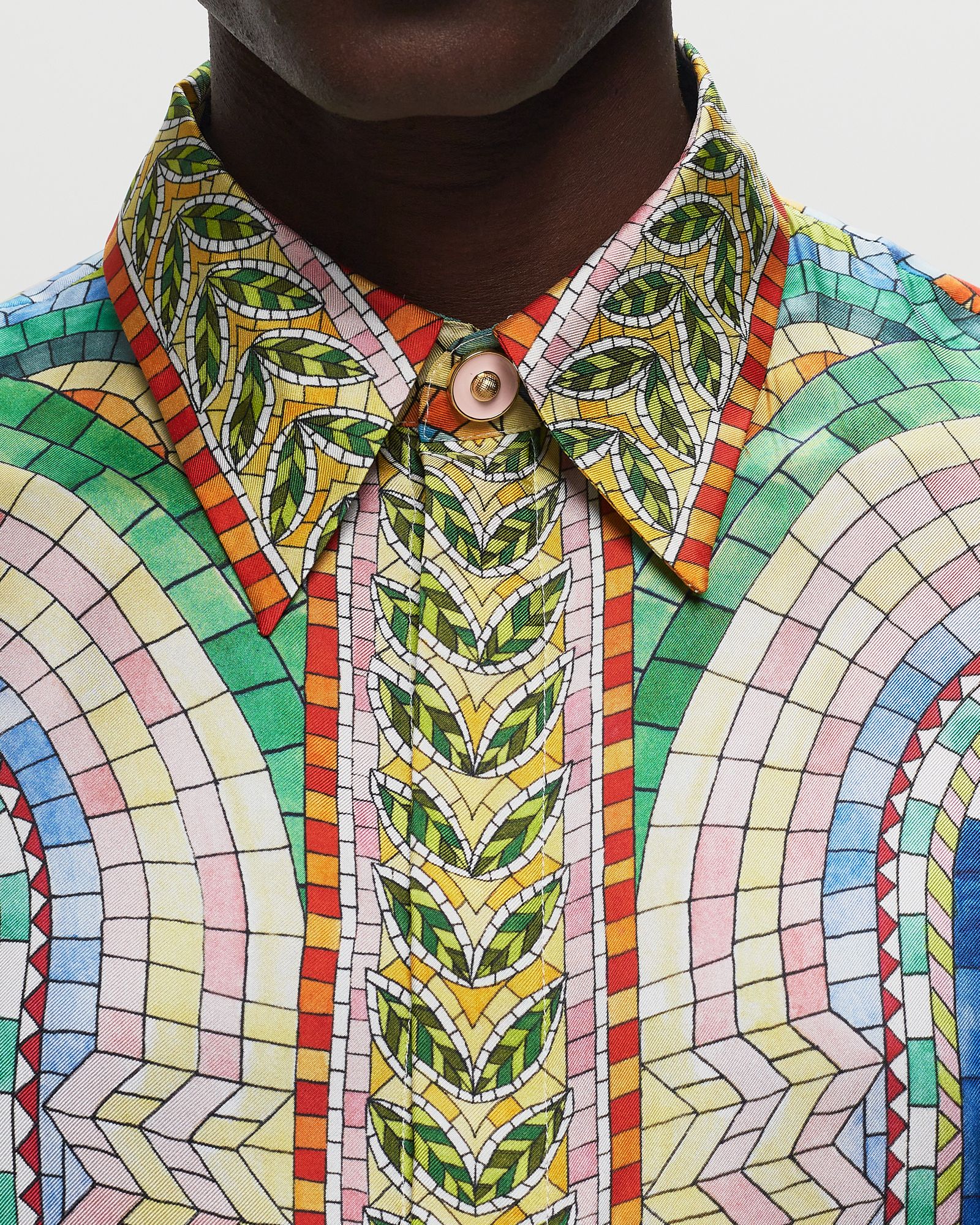 LONG SLEEVE SILK SHIRT