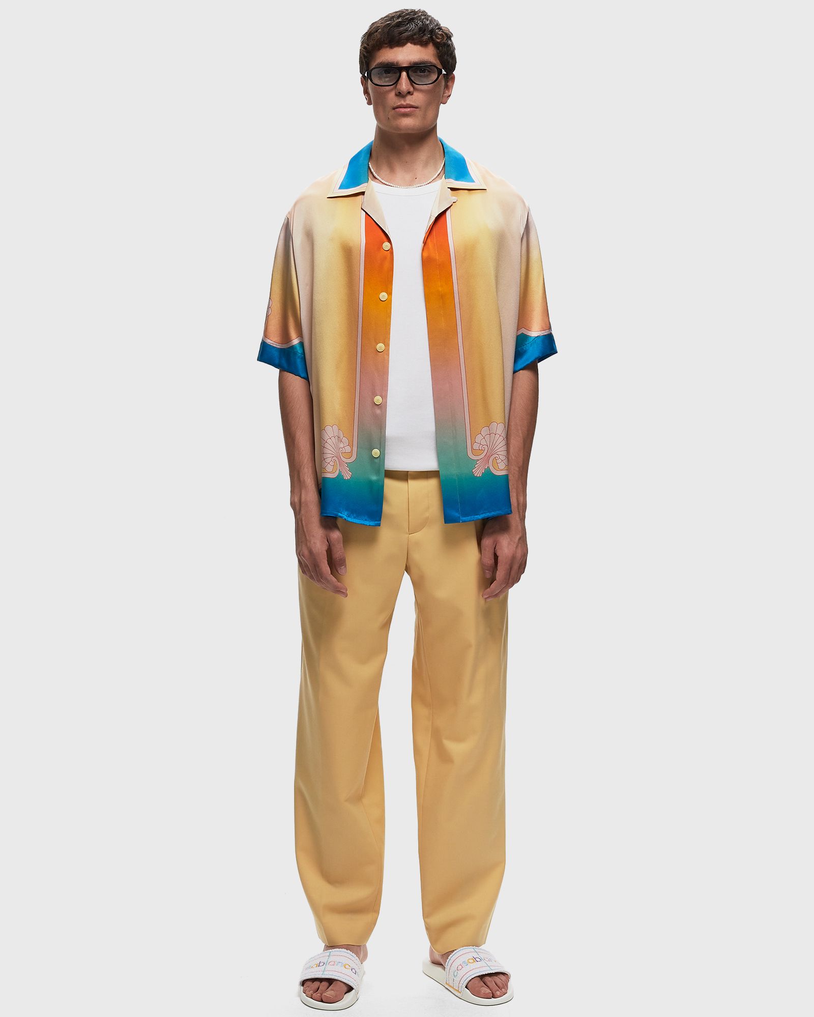 CUBAN COLLAR SHORT SLEEVE SHIRT