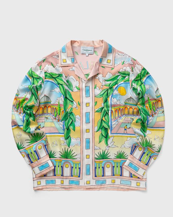CUBAN COLLAR LONG SLEEVE SHIRT