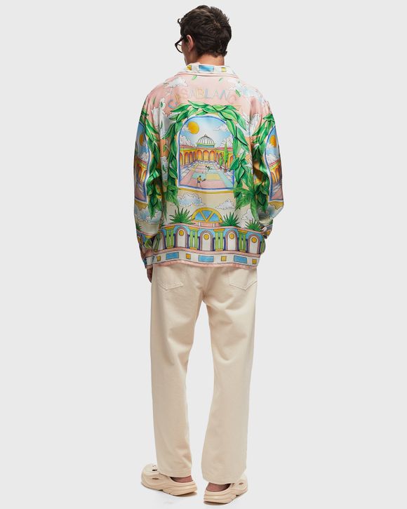 CUBAN COLLAR LONG SLEEVE SHIRT