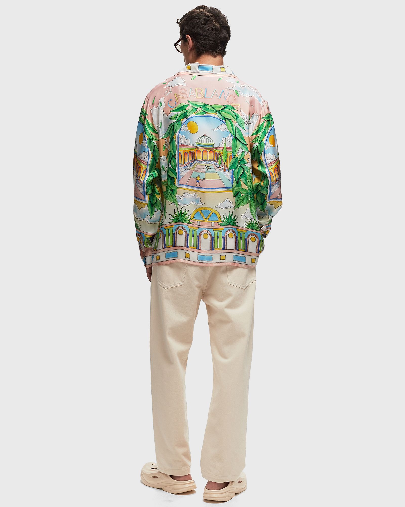 CUBAN COLLAR LONG SLEEVE SHIRT