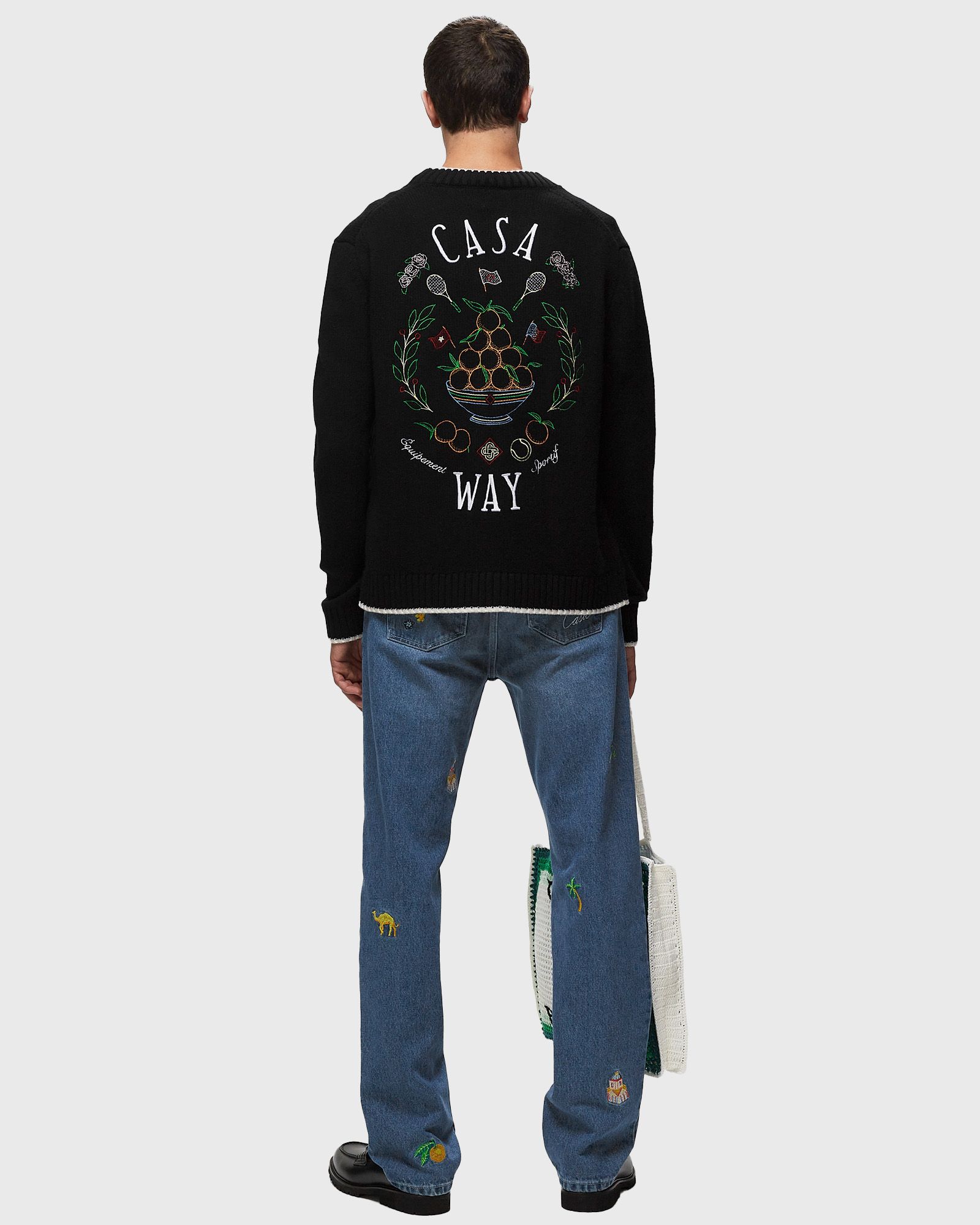 EMBROIDERED CASA WAY CARDIGAN